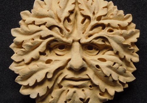 Round foliate head also known as a green man