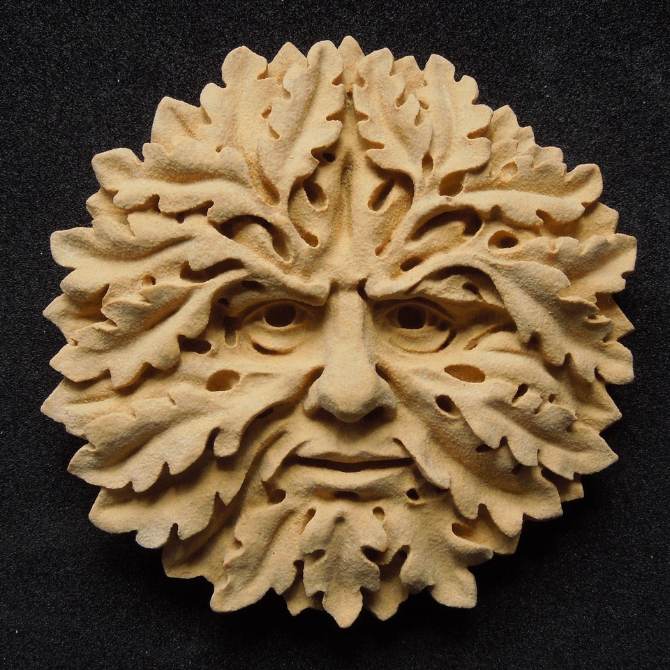 Round foliate head also known as a green man