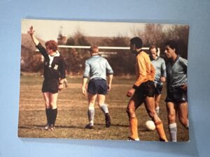 Bob Grey refereeing