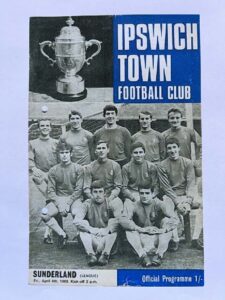 Ipswich Town match programme cover